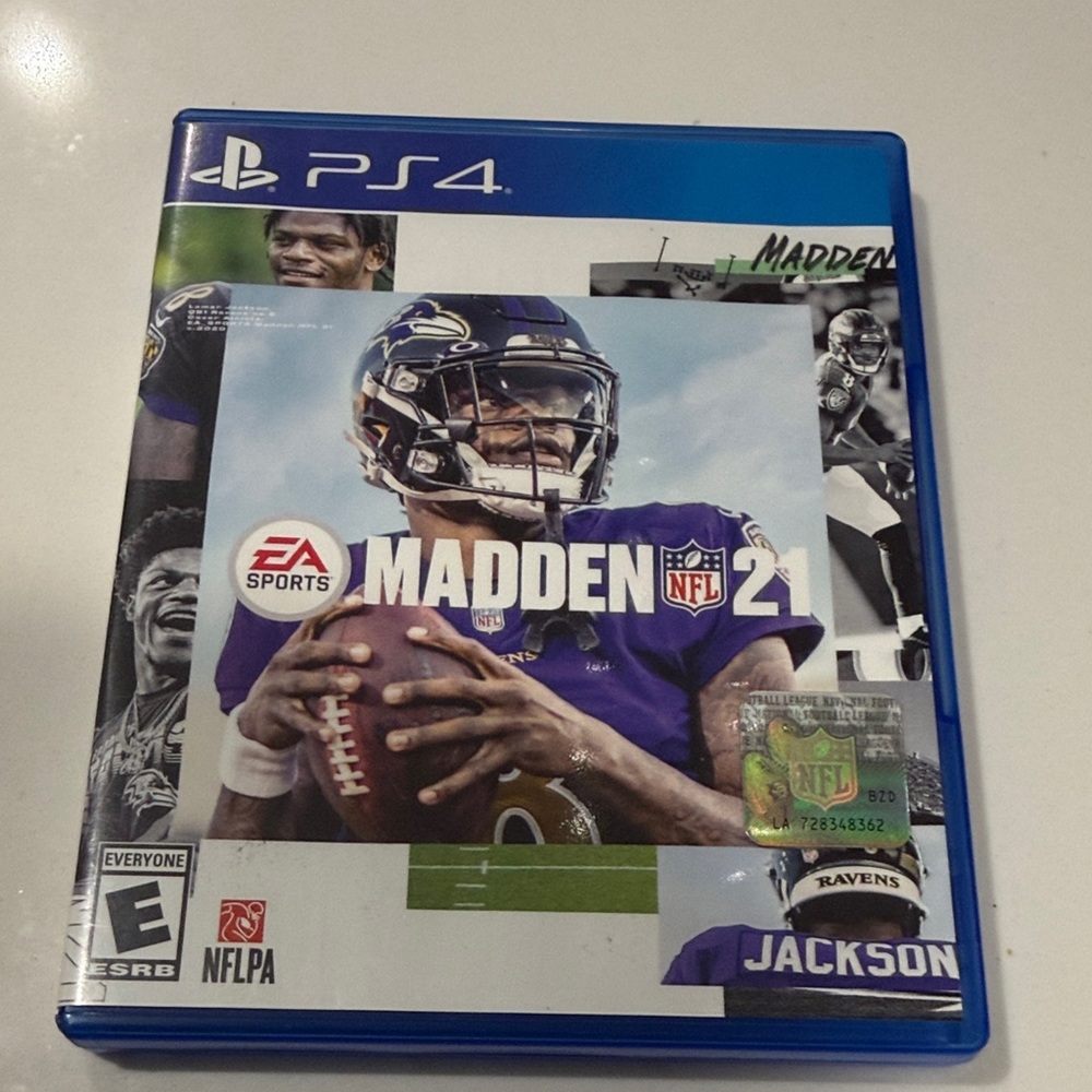 Madden NFL 21 PS4 Game - Blue Case